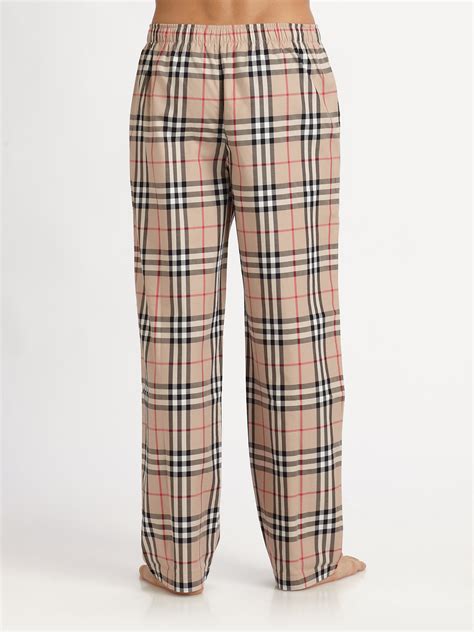 men's burberry pajama pants.